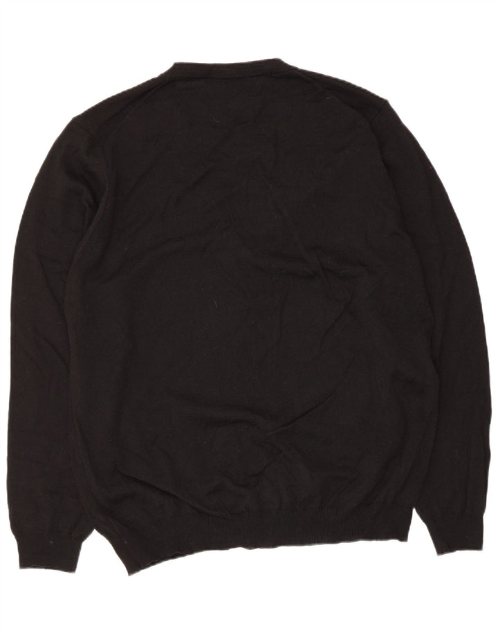 Maglione cardigan da uomo Marks & Spencer grande acrilico nero