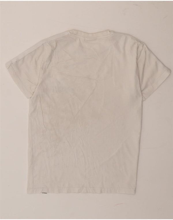 T-shirt grafica da uomo Ellesse Top XS in cotone color block bianco