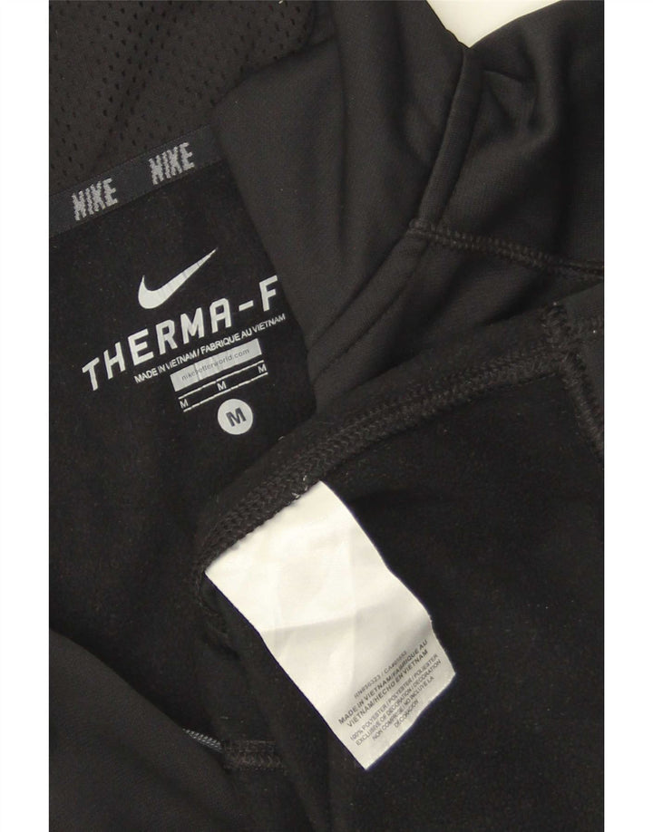 Top della tuta pullover Nike Therma-Fit da uomo, color block medio nero