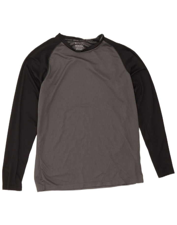 Mountain Warehouse Maglia IsoCool da uomo a maniche lunghe piccola color grigio