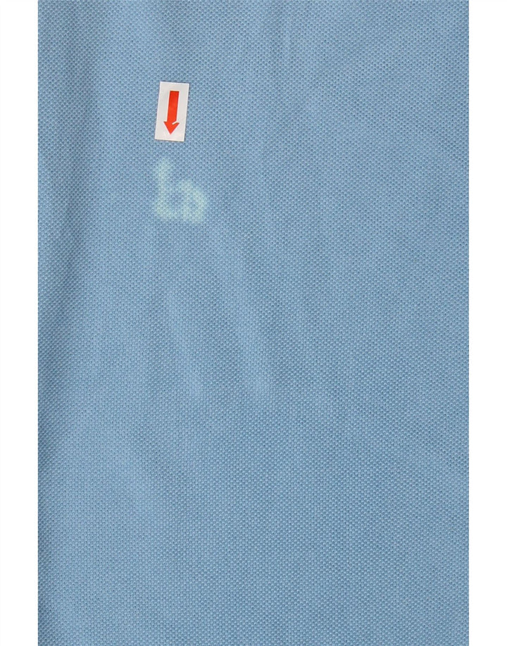 Polo da uomo LACOSTE taglia 6 XL in cotone blu