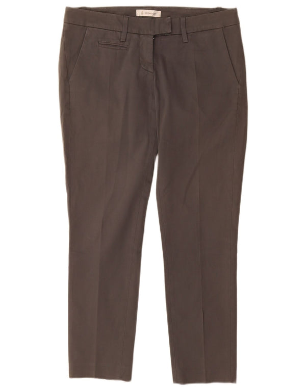 Pantaloni chino slim fit da donna DONDUP W28 L28 cotone grigio