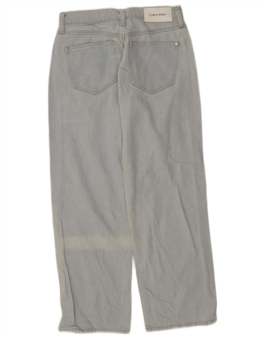 CALVIN KLEIN Jeans dritti da donna W28 L27 Blu cotone