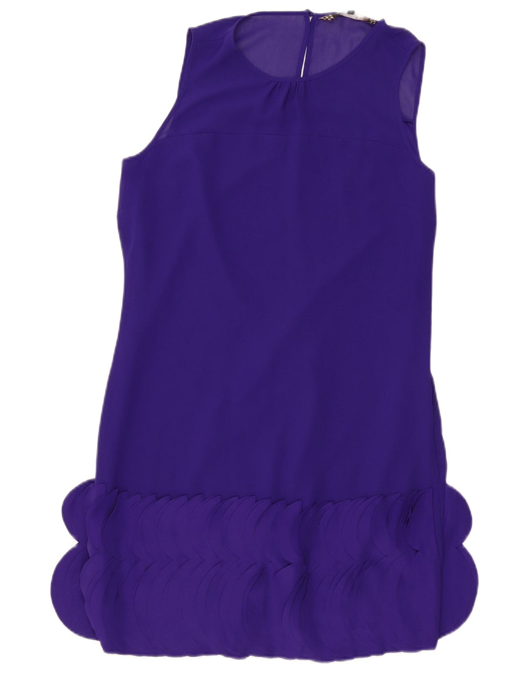 Abito a trapezio regolare senza maniche da donna Principles UK 12 Viola medio