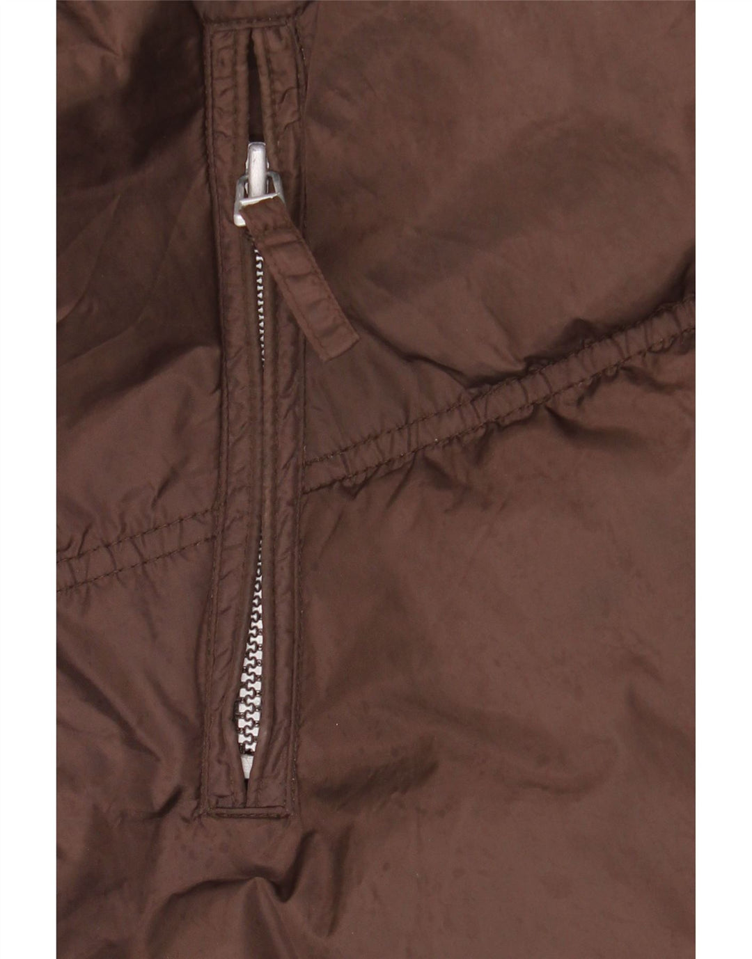 ELLESSE Giacca imbottita da uomo UK 42 XL Marrone Poliammide