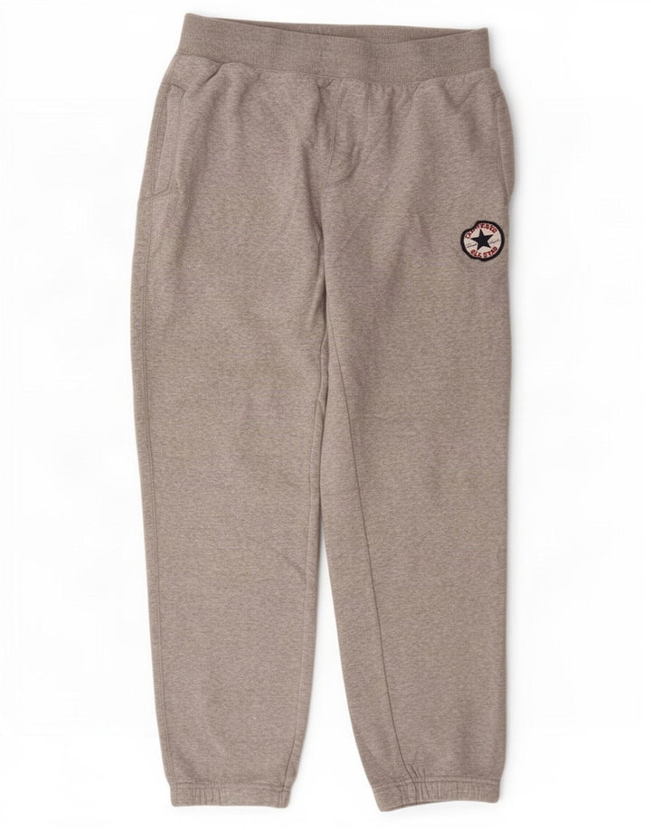 Converse Pantaloni da tuta da uomo Joggers Cotone grigio medio