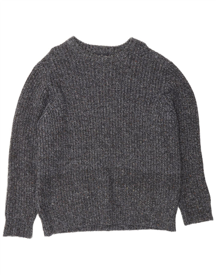 Marks & Spencer maglione da uomo con scollo a barca blu Harbour grande blu navy