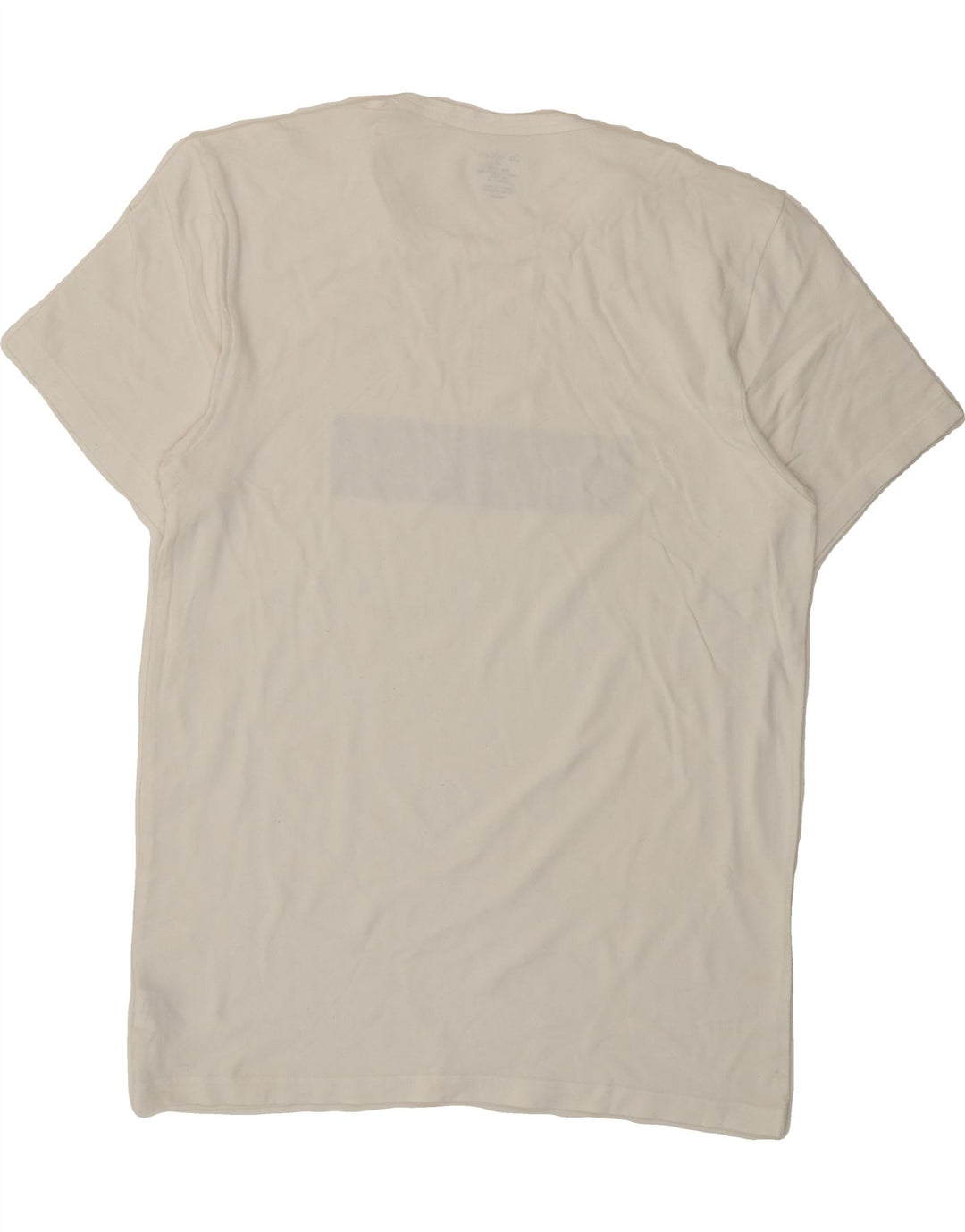 CALVIN KLEIN Mens Graphic T-Shirt Top Medium White Cotton Vintage Calvin Klein and Second-Hand Calvin Klein from Messina Hembry 