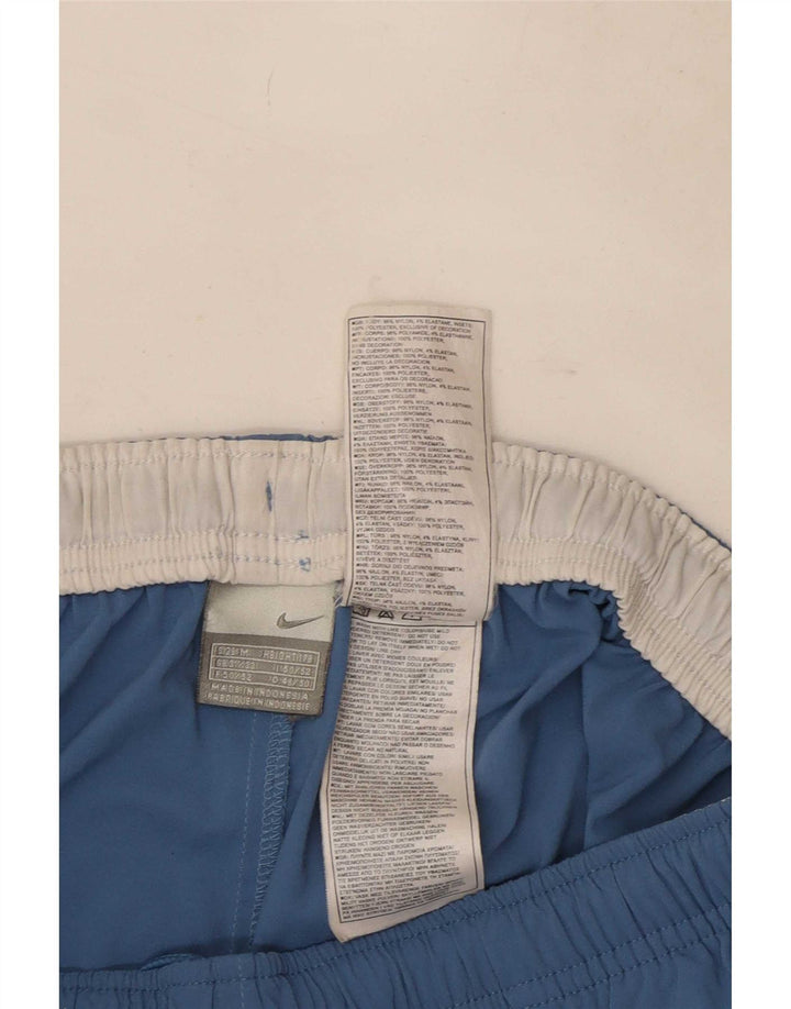 Pantaloni da tuta Nike da uomo in nylon a righe blu medio