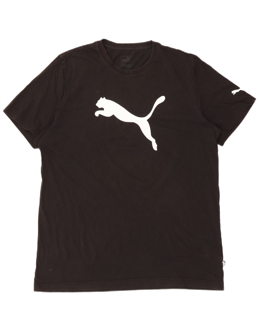 T-shirt grafica da uomo PUMA Top XL in cotone nero