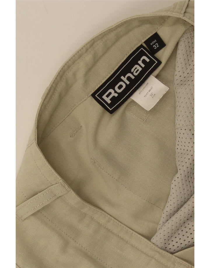 Pantaloncini casual da uomo Rohan medi W32 lino kaki
