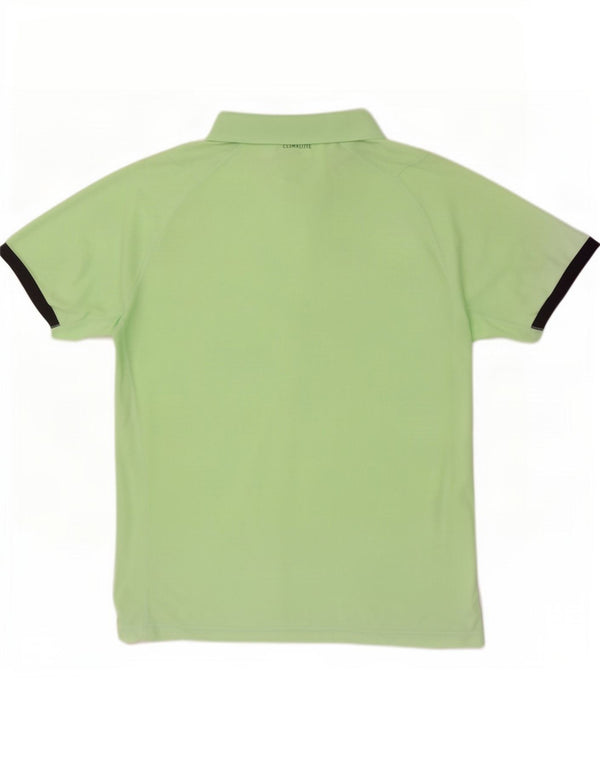 Adidas Mens Climalite Polo Shirt XL Green Polyester