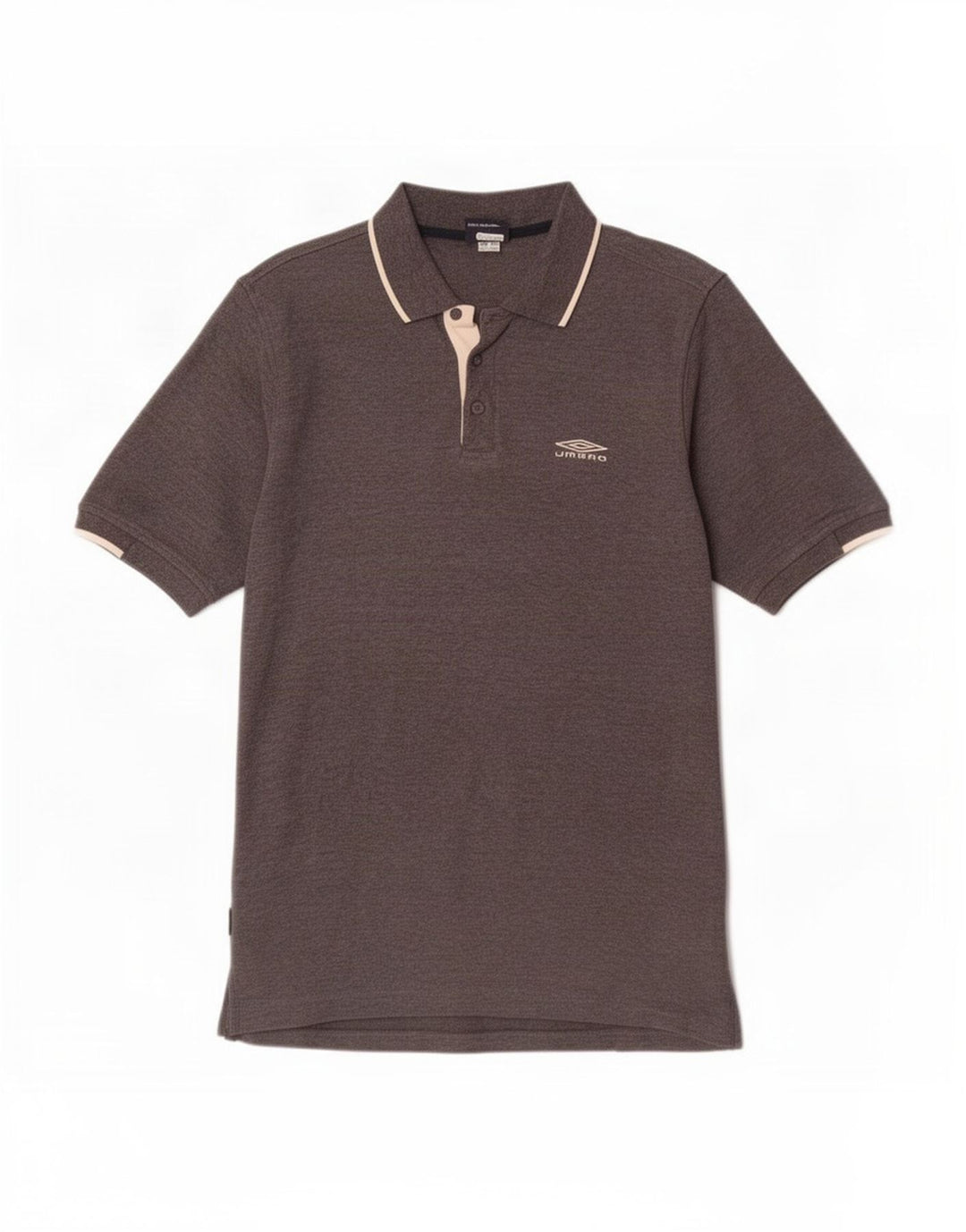 Polo Umbro da uomo piccola grigia in poliestere