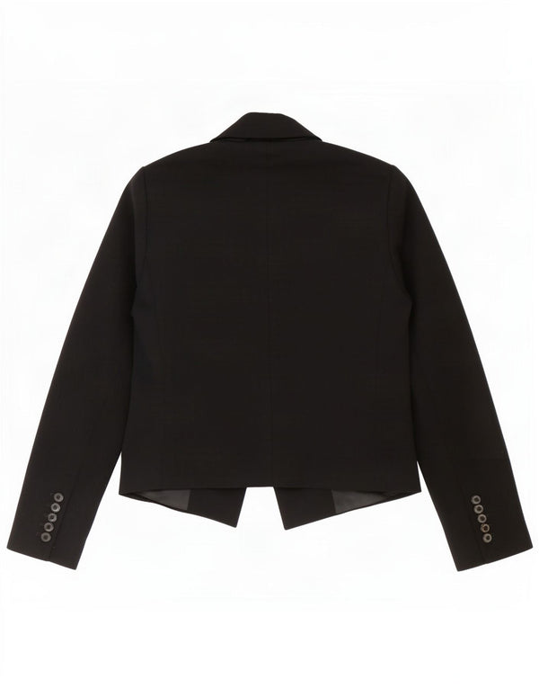 Giacca blazer aperta da donna Zara UK 10 piccola poliestere nera