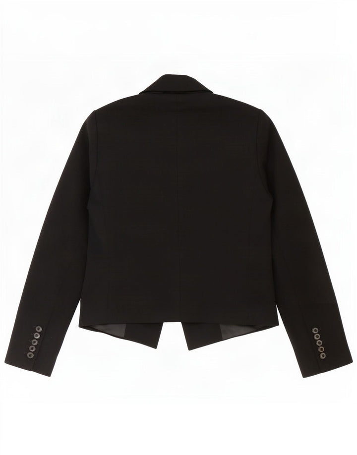 Giacca blazer aperta da donna Zara UK 10 piccola poliestere nera