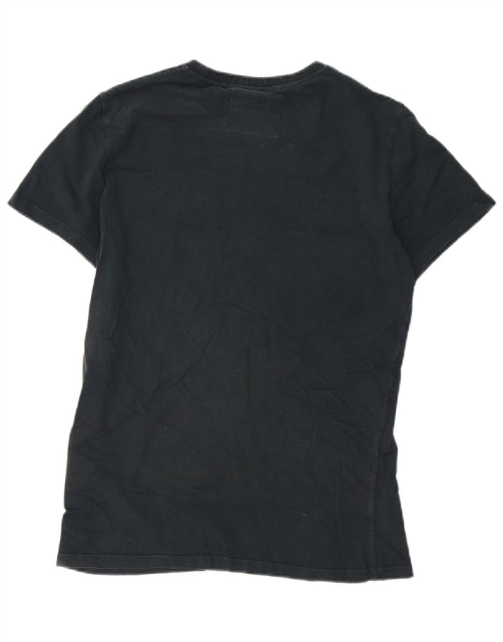 T-shirt grafica da uomo Superdry Top Small in cotone nero