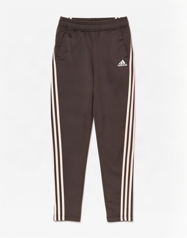 Pantaloni da tuta Adidas Primegreen da ragazzo 13-14 anni in poliestere grigio