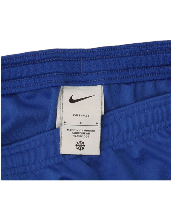 Pantaloncini sportivi NIKE Dri Fit da uomo in poliestere blu medio