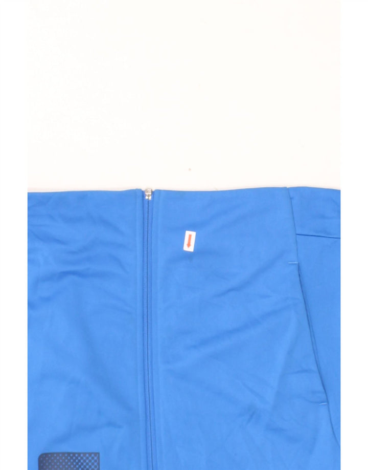 PUMA Boys Tracksuit Top Jacket 13-14 Years Blue Colourblock Polyester Vintage Puma and Second-Hand Puma from Messina Hembry 