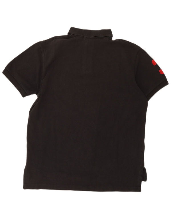 Polo Ralph Lauren Camicia grafica da uomo in cotone nero medio