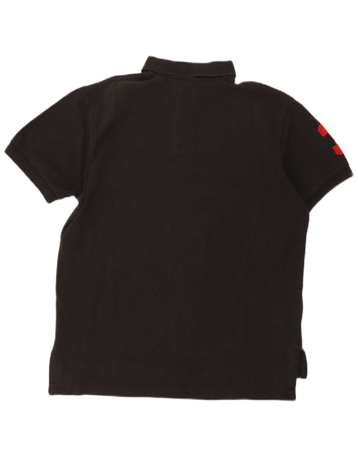 Polo Ralph Lauren Camicia grafica da uomo in cotone nero medio