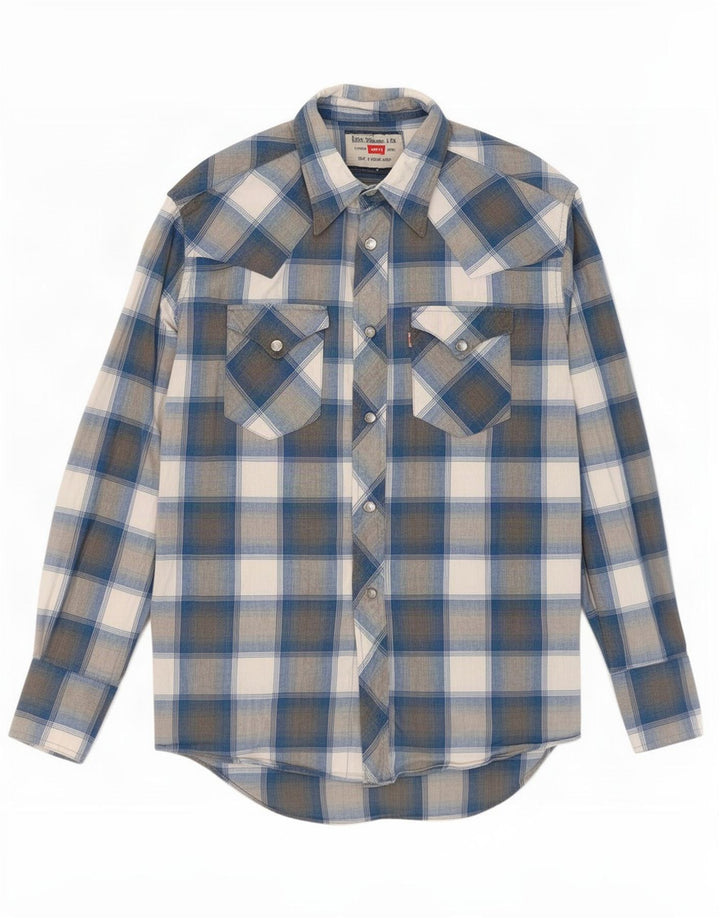 Camicia Levi's Uomo in cotone a quadri blu medio