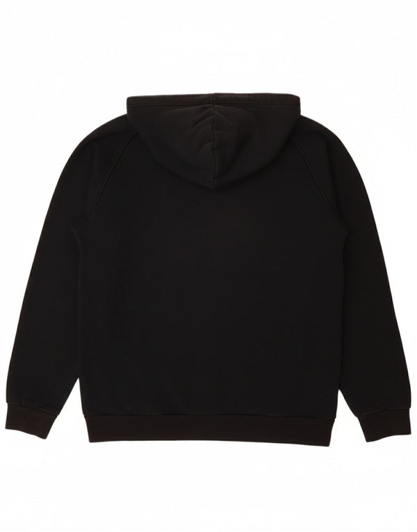 Felpa con cappuccio grafica ADIDAS da ragazzo 15-16 anni nera