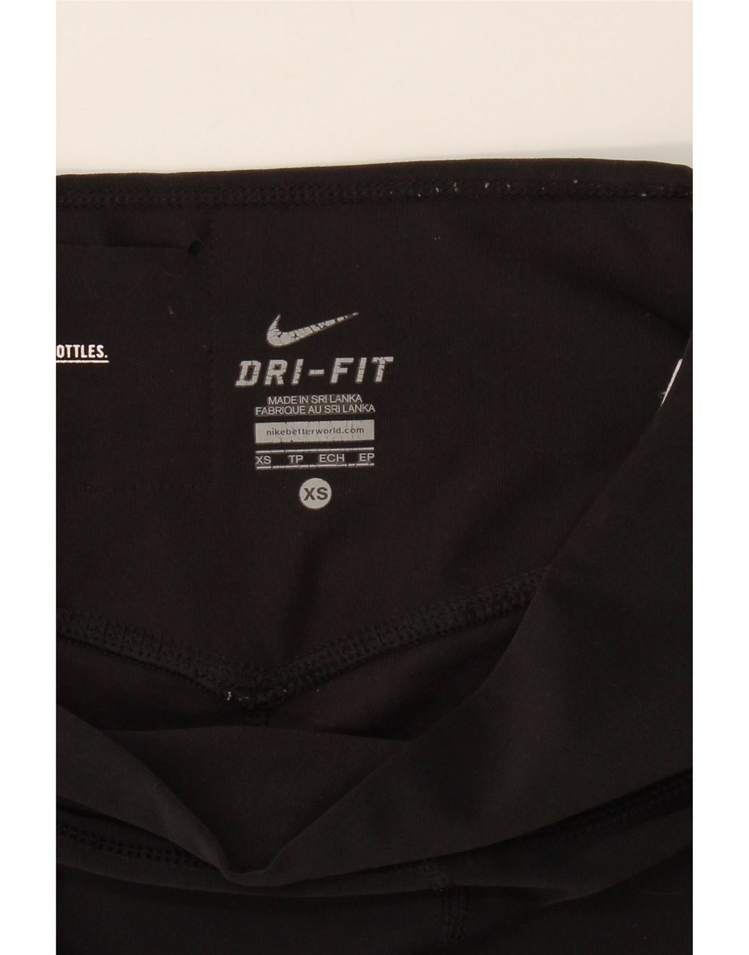 NIKE Womens Dri Fit Capri Leggings UK 4 XS  Black Polyester Vintage Nike and Second-Hand Nike from Messina Hembry 