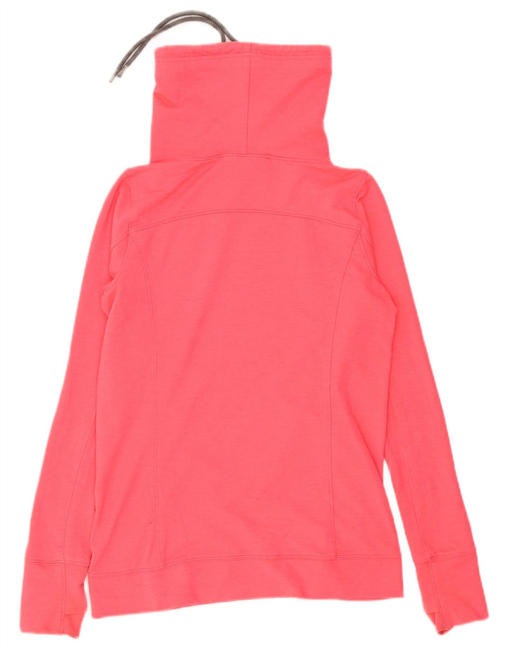 Felpa da donna Under Armour con collo alto, maglione, UK 10, piccola, rosa, poliestere