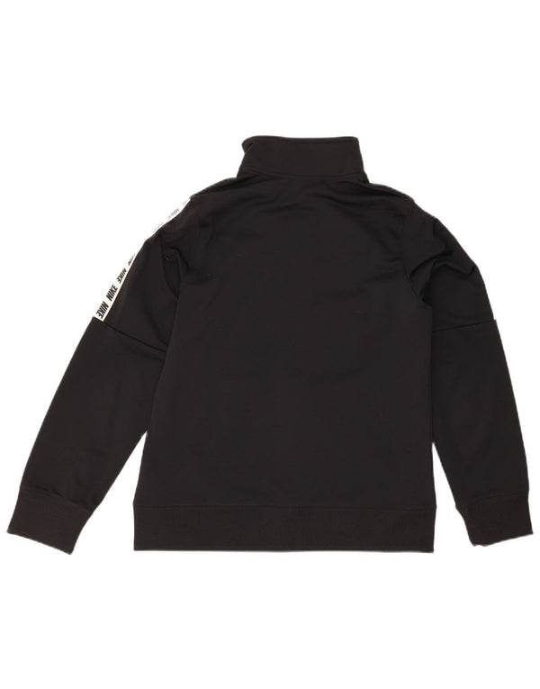 Giacca superiore della tuta grafica Nike per ragazze 13-14 anni XL Black Colourblock