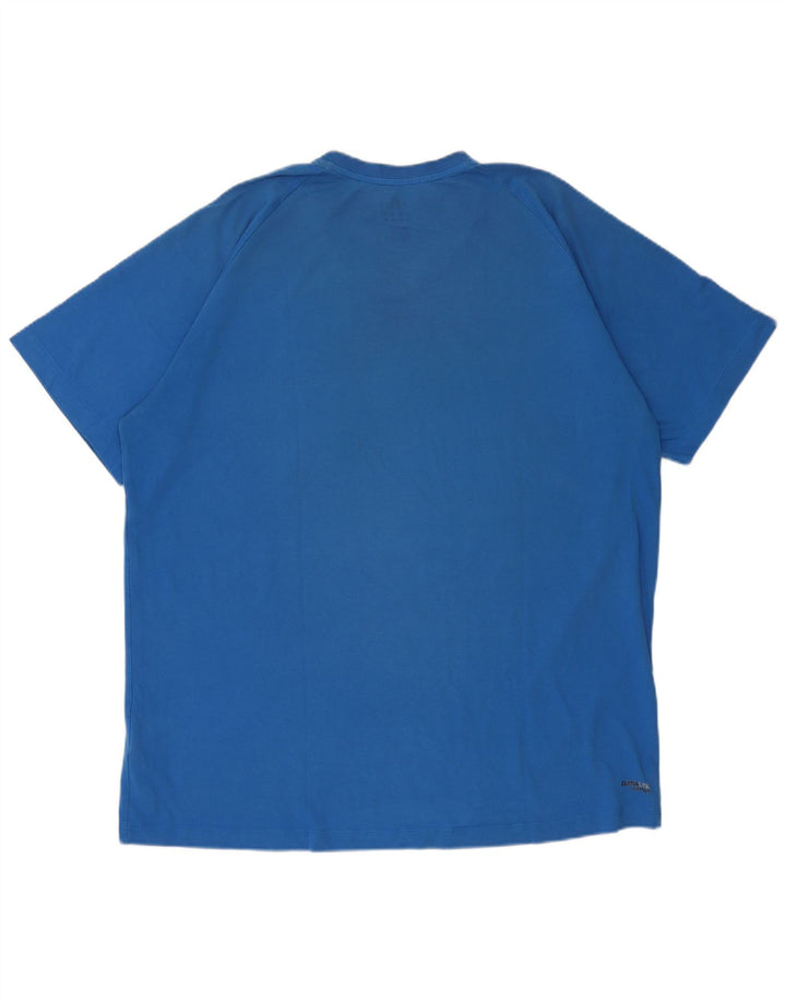 T-shirt da uomo Adidas Top XL in cotone blu