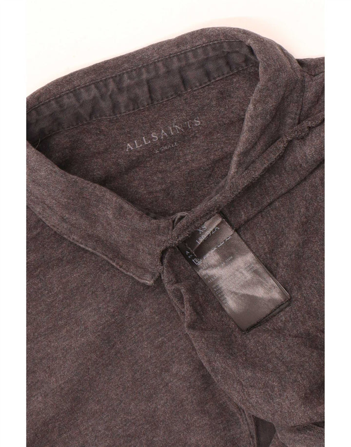 Polo da uomo All Saints XS in cotone grigio