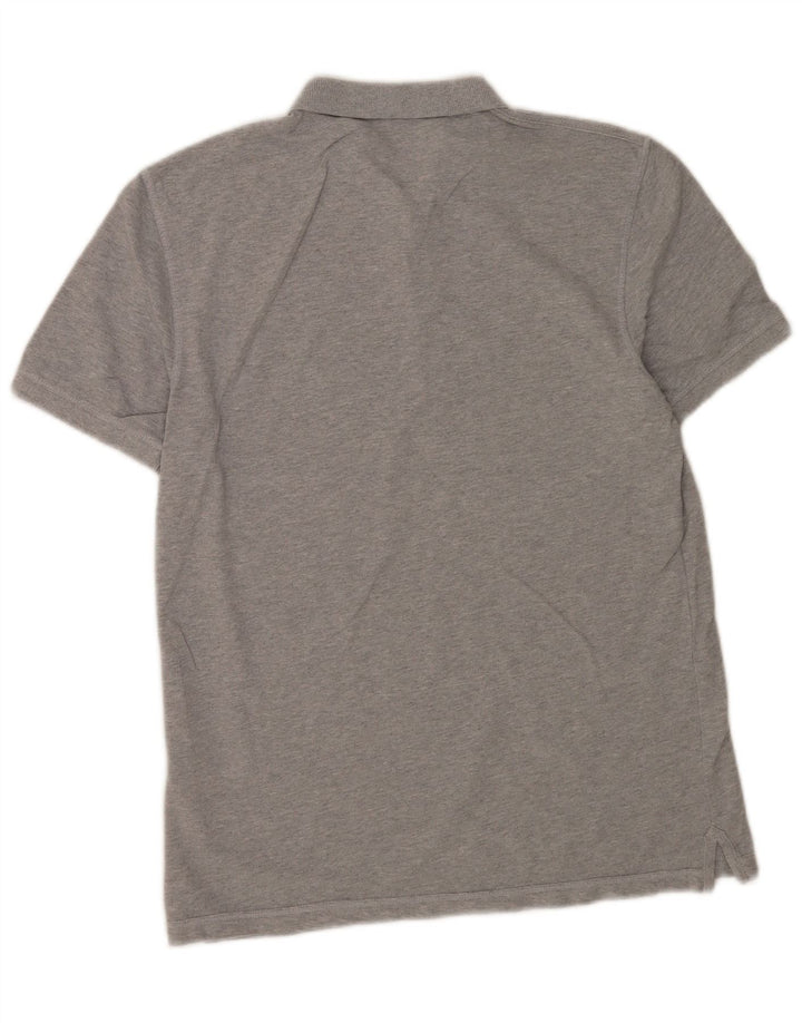 Polo da uomo All Saints in cotone grigio medio