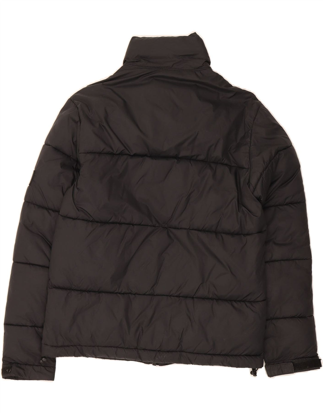 ZARA Mens Padded Jacket UK 36 Small Black Polyester Vintage Zara and Second-Hand Zara from Messina Hembry 