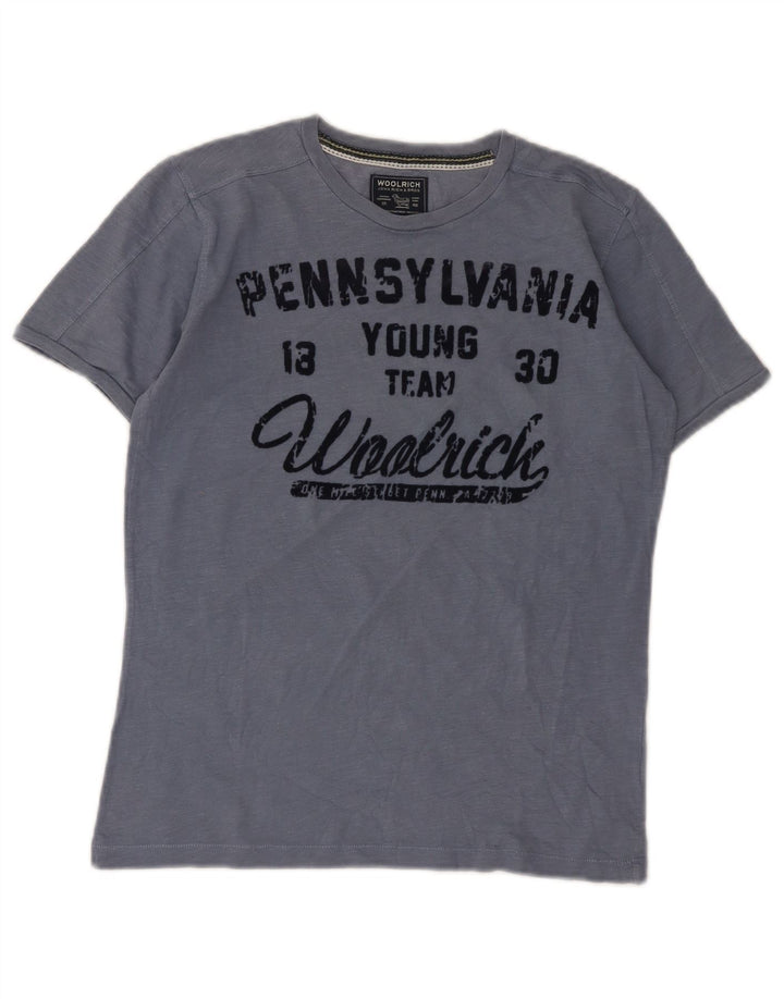 T-shirt grafica per ragazzi Woolrich Top 11-12 anni Blu