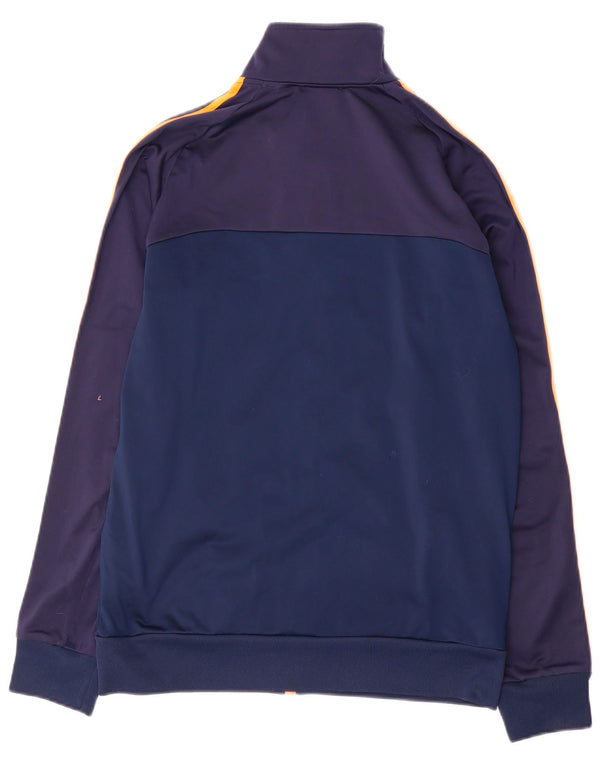 Giacca da tuta da uomo Adidas UK 38/40 Medium Blu Navy Colourblock