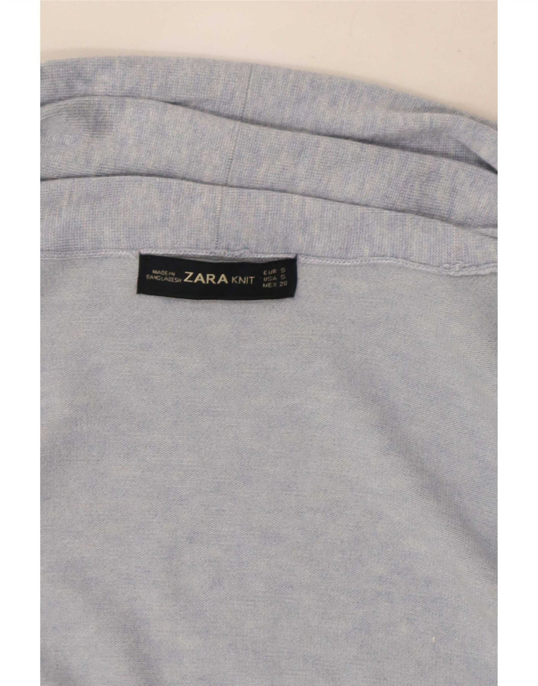 Maglione cardigan lungo da donna Zara UK 10 piccolo blu