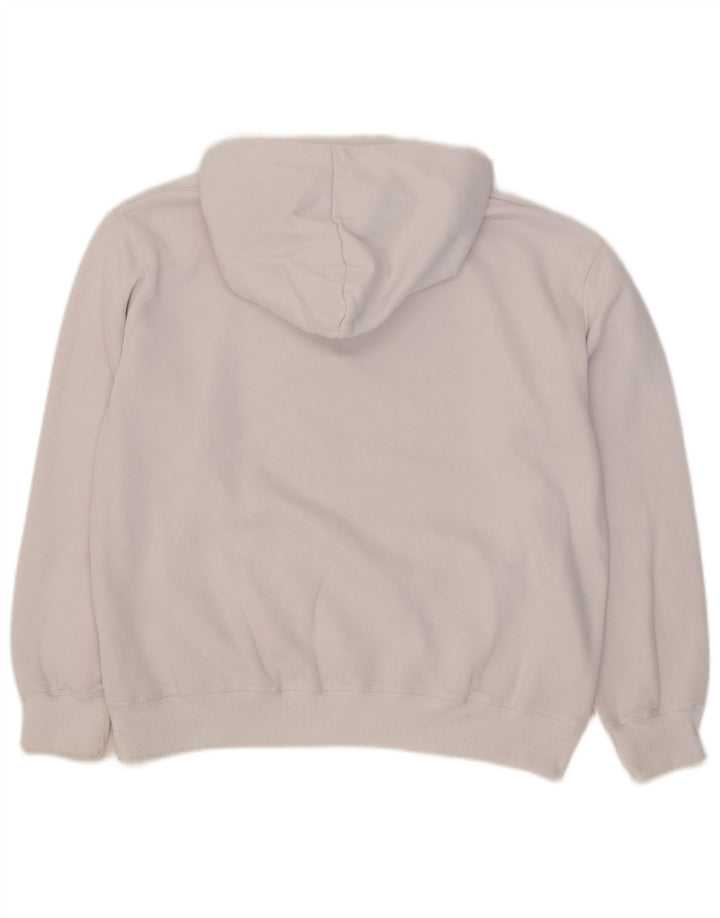 Maglione con cappuccio grafico da uomo Umbro in cotone bianco medio