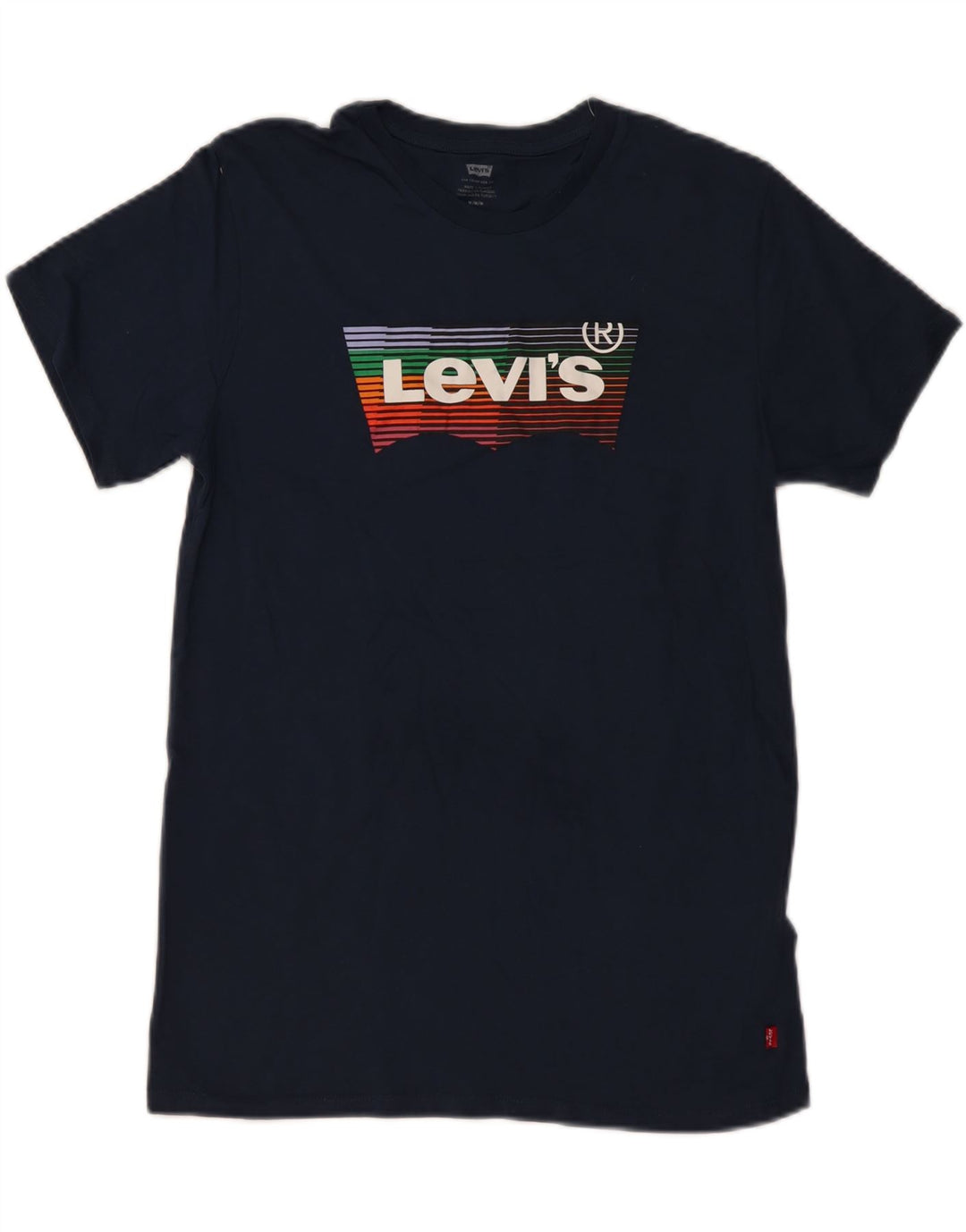 T-shirt grafica da uomo LEVI'S Top in cotone blu navy medio