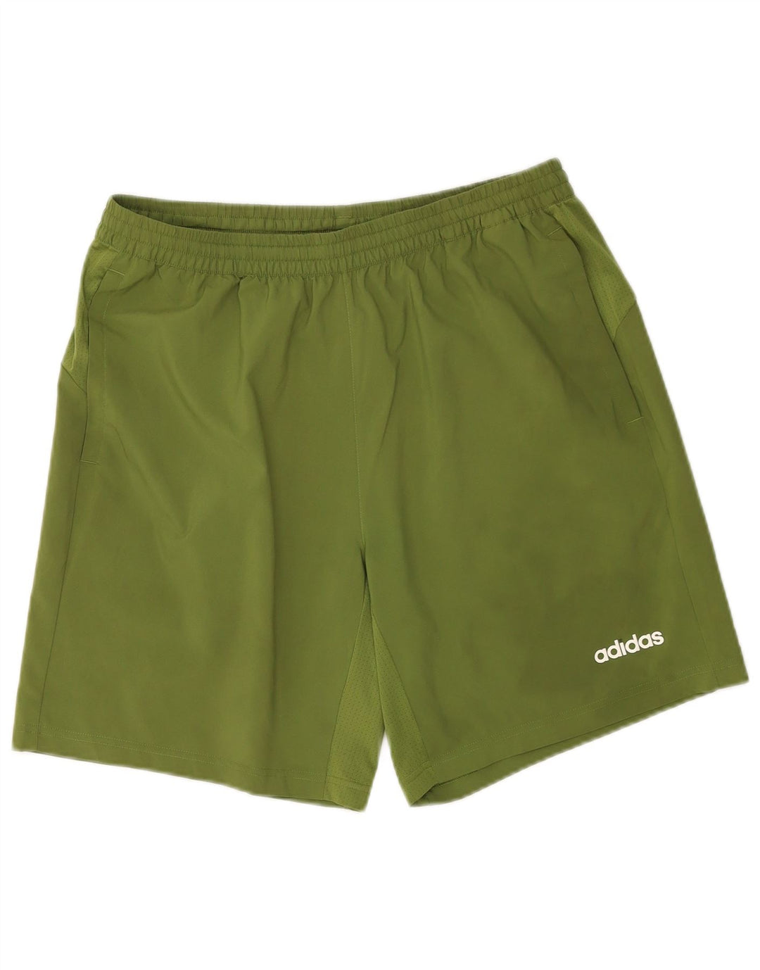 Pantaloncini sportivi Adidas Climacool da uomo di grandi dimensioni in poliestere verde