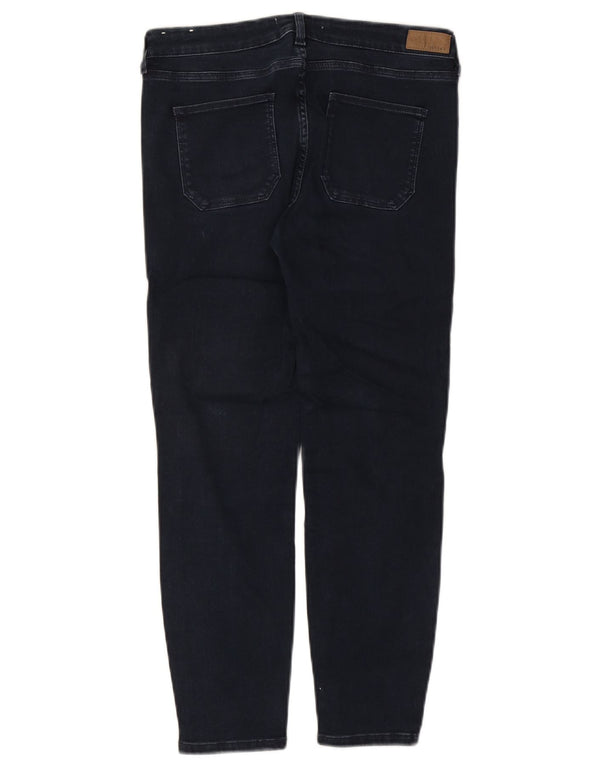 Jeans corti super skinny da donna Fat Face UK 12 medi W30 L24 Blu navy