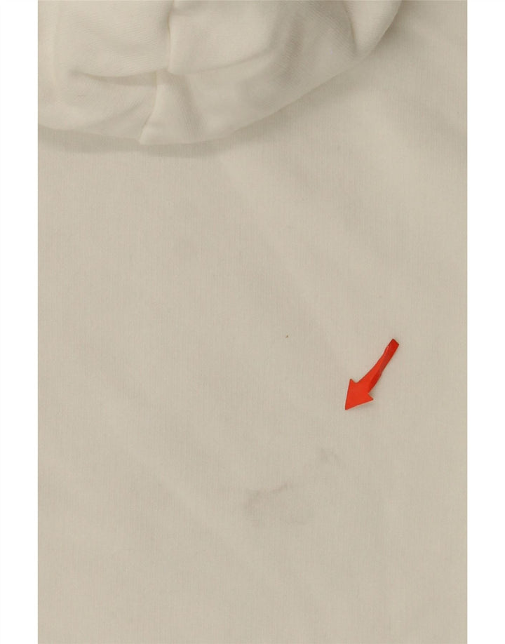 Felpa con cappuccio grafica da uomo Puma Medium White