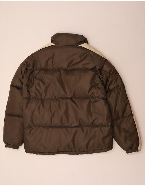 Giacca imbottita da uomo Southern UK 42 XL Poliestere color block marrone