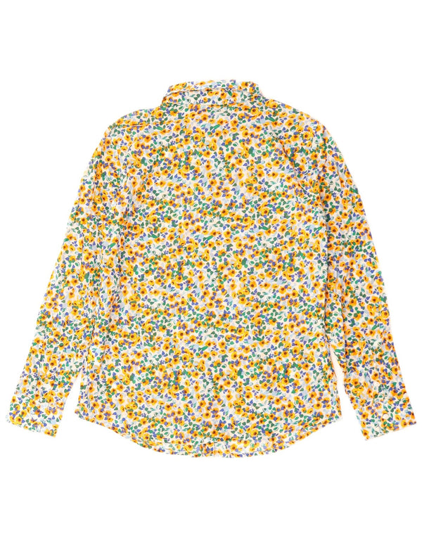 Camicia da donna BENETTON UK 10 Piccolo cotone floreale multicolore