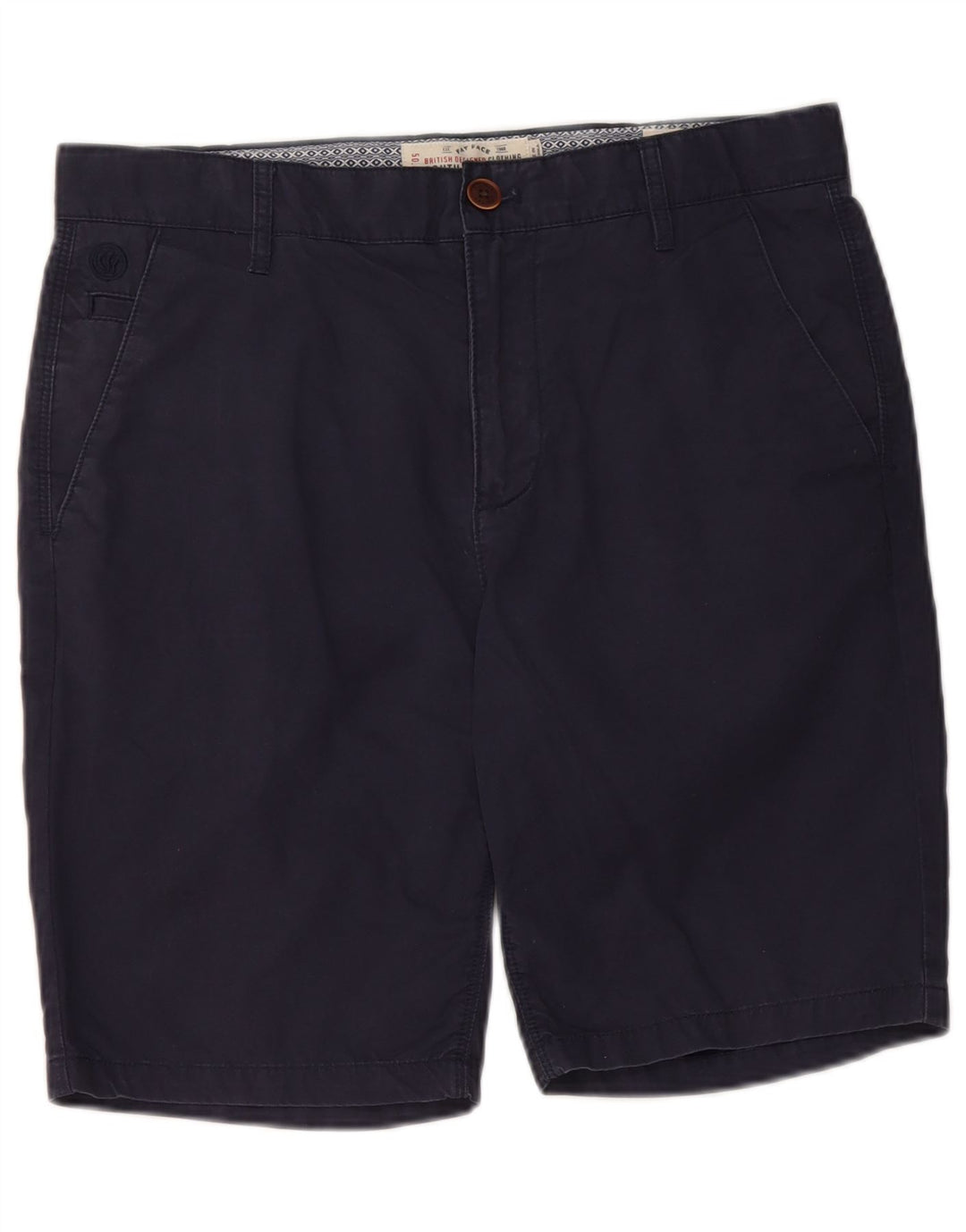 Pantaloncini chino da uomo Fat Face W32 cotone blu navy medio