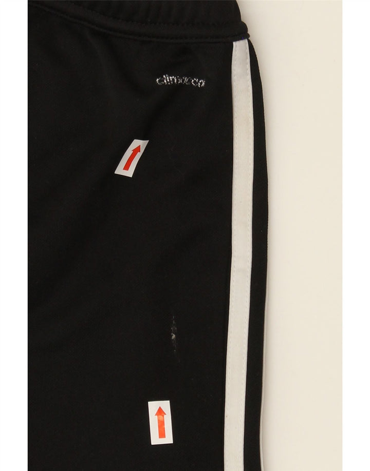 ADIDAS Boys Tracksuit Trousers 11-12 Years Large Black Polyester Vintage Adidas and Second-Hand Adidas from Messina Hembry 