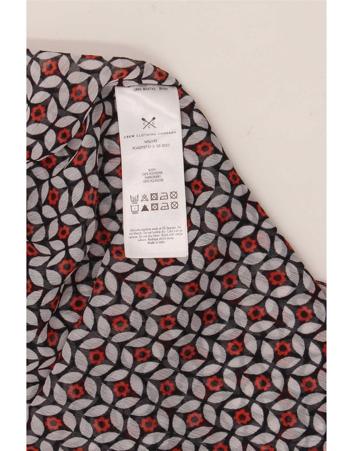 Crew Clothing Abito trasparente da donna Taglia unica geometrica multicolore