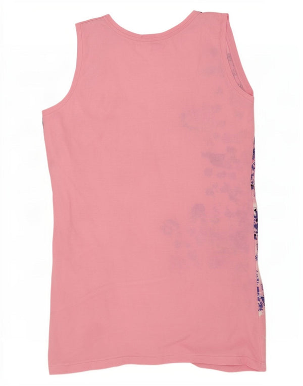 Canotta da donna Hugo Boss UK 12 Rosa medio floreale