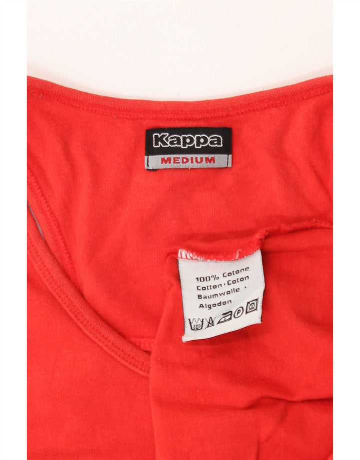 Canotta grafica da donna Kappa UK 12 rosso medio in cotone