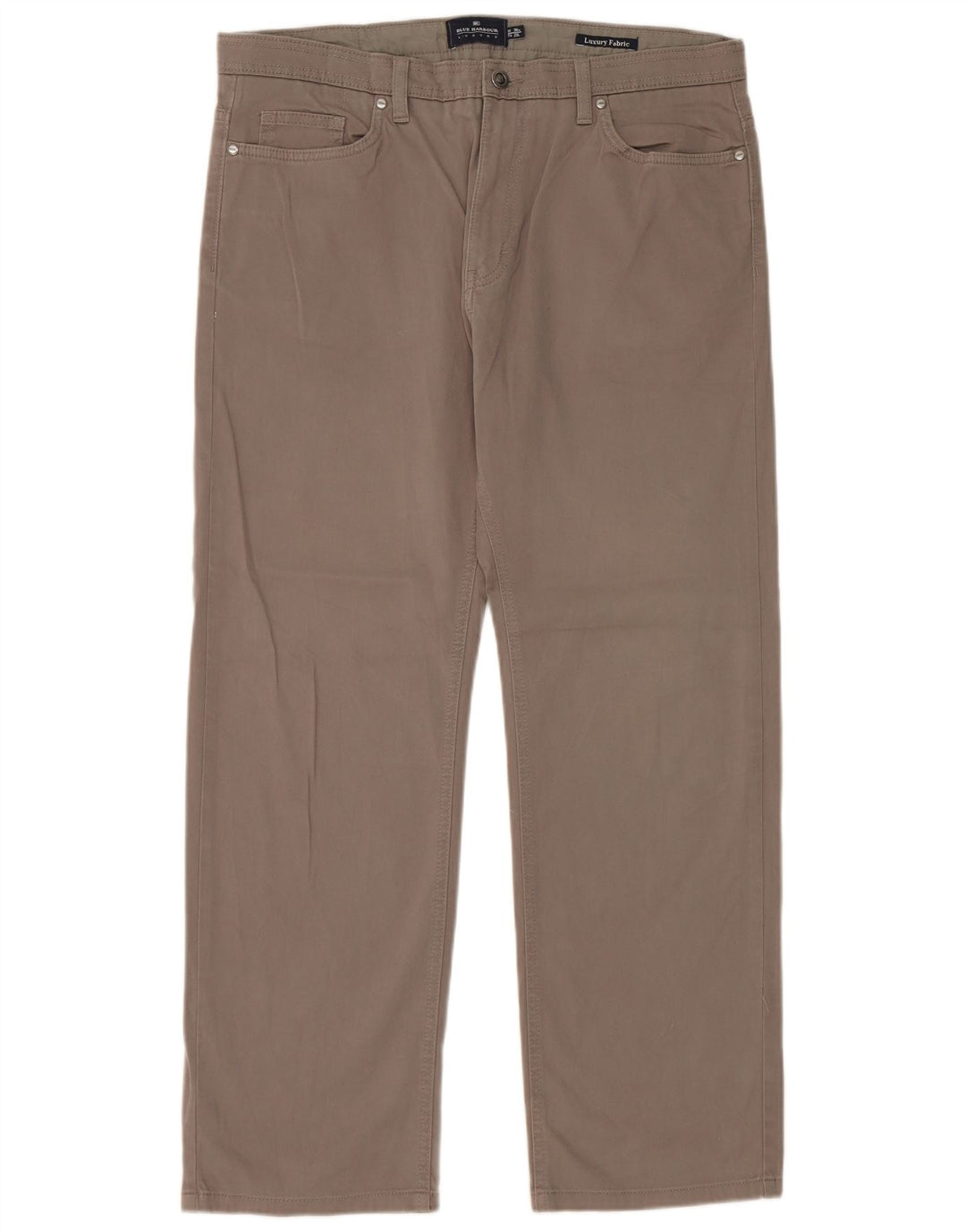 Pantaloni casual dritti Marks & Spencer da uomo blu Harbour W36 L29 grigi